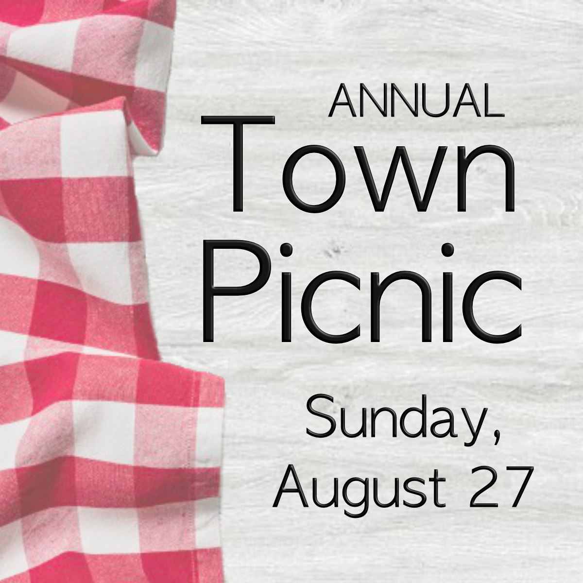 Town Picnic newsflash