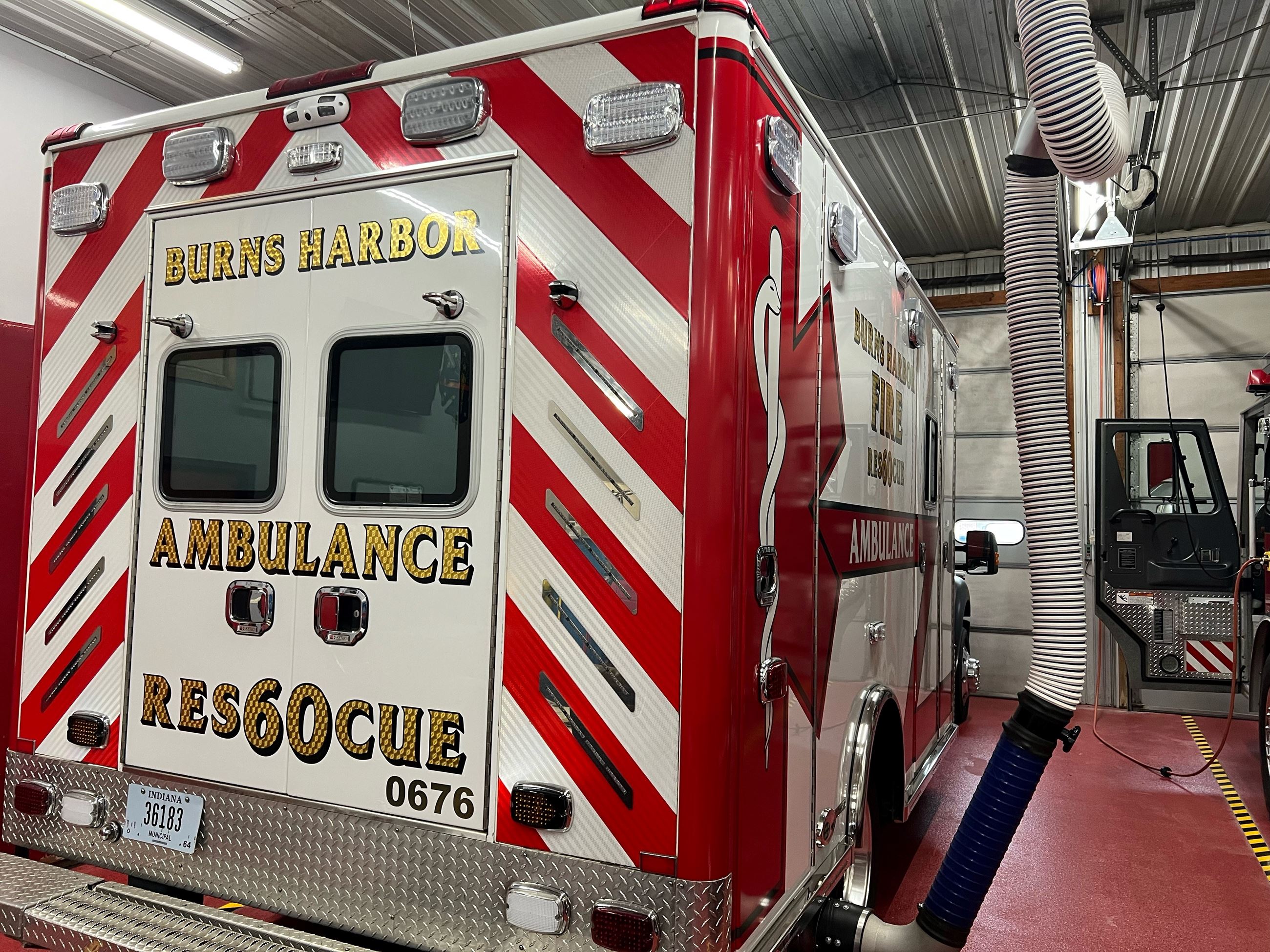 Rear view of 2015 Horton Ambulance